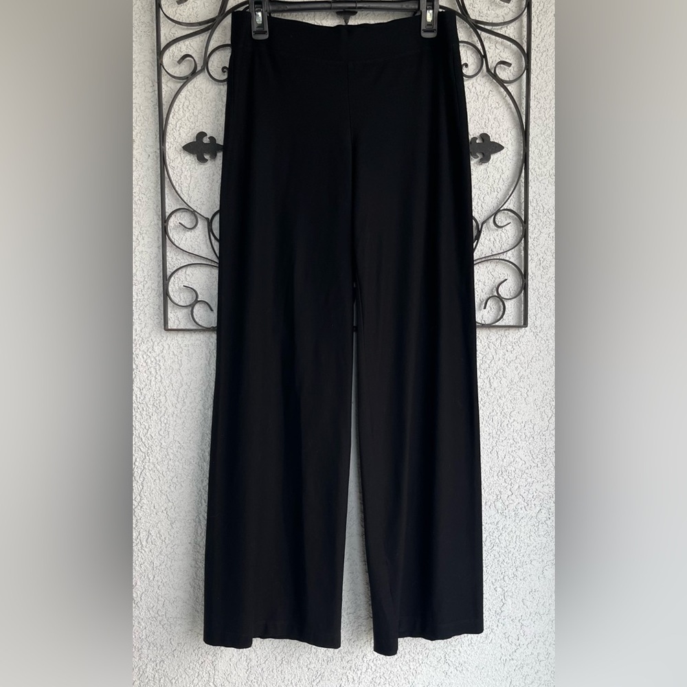 Eileen Fisher Black Wide Leg Pants size small